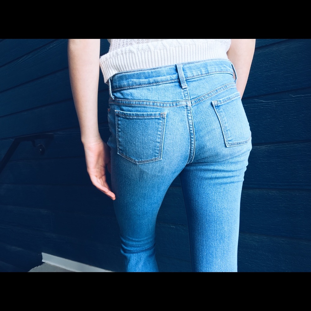 Ripped skinny jeans
